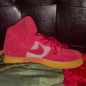 High top Nike Air Force 1s